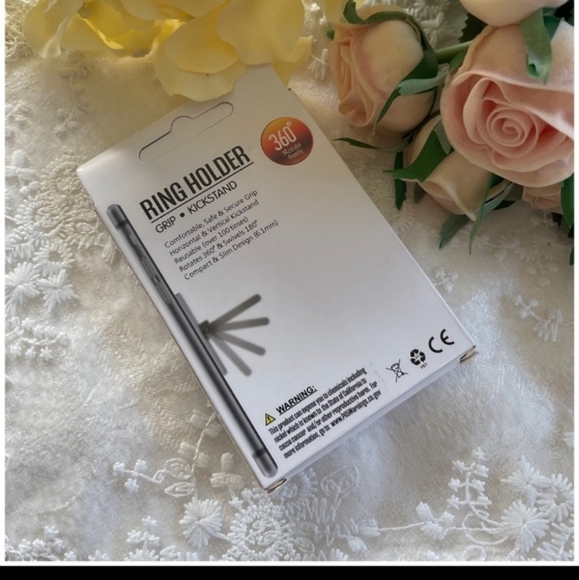 Gave away for Christmas Kuwaii Cute Animal cell phone 360 degree ring stand - Picture 7 of 9